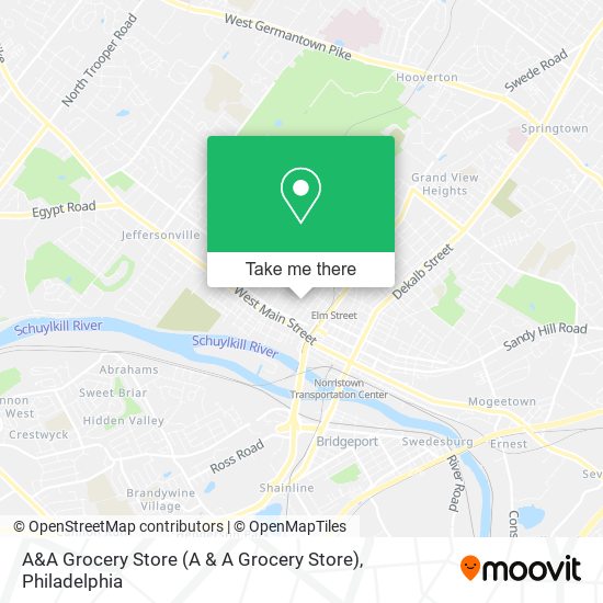 Mapa de A&A Grocery Store