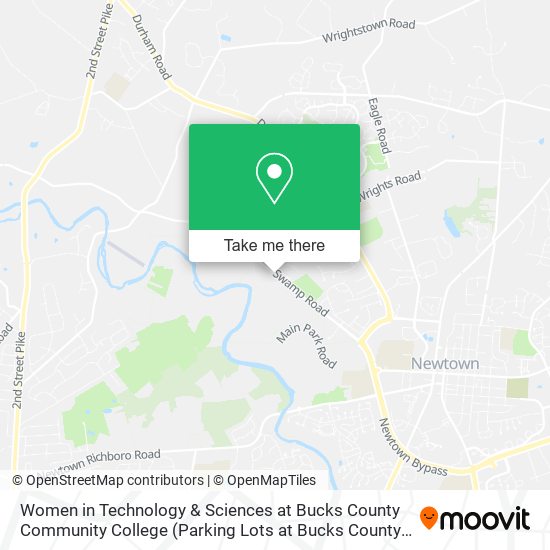 Women in Technology & Sciences at Bucks County Community College map