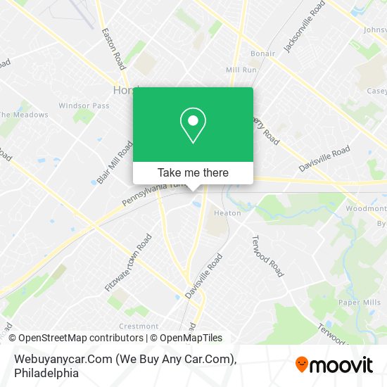 Mapa de Webuyanycar.Com (We Buy Any Car.Com)