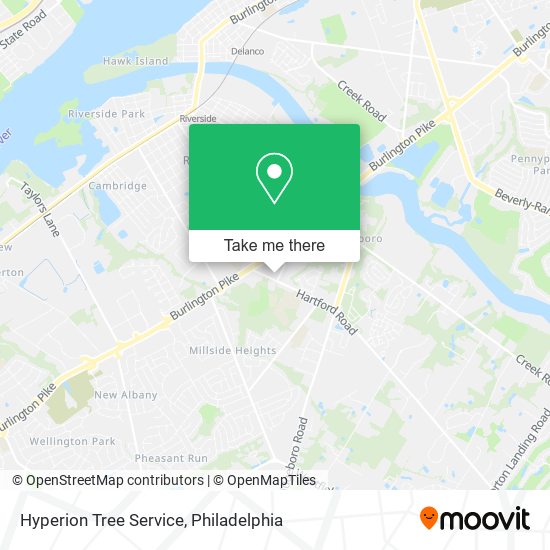 Hyperion Tree Service map