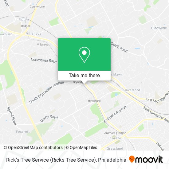 Rick's Tree Service (Ricks Tree Service) map