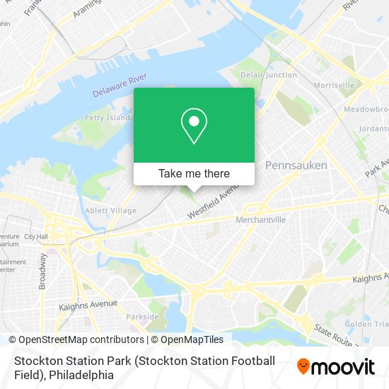 Stockton Station Park (Stockton Station Football Field) map