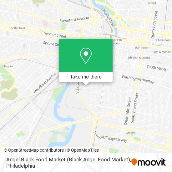 Angel Black Food Market map