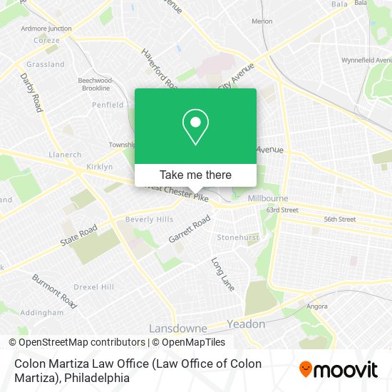 Mapa de Colon Martiza Law Office