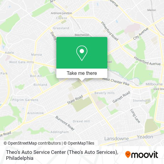 Mapa de Theo's Auto Service Center (Theo's Auto Services)