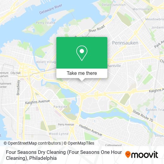 Four Seasons Dry Cleaning (Four Seasons One Hour Cleaning) map