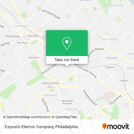 Mapa de Esposto Electric Company