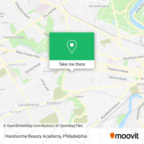 Handsome Beauty Academy map