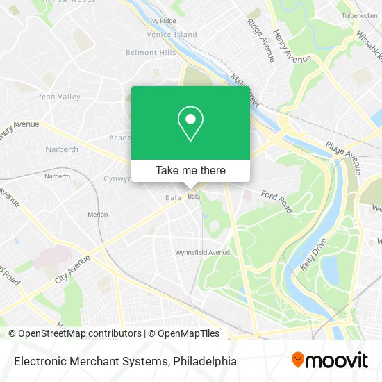 Electronic Merchant Systems map