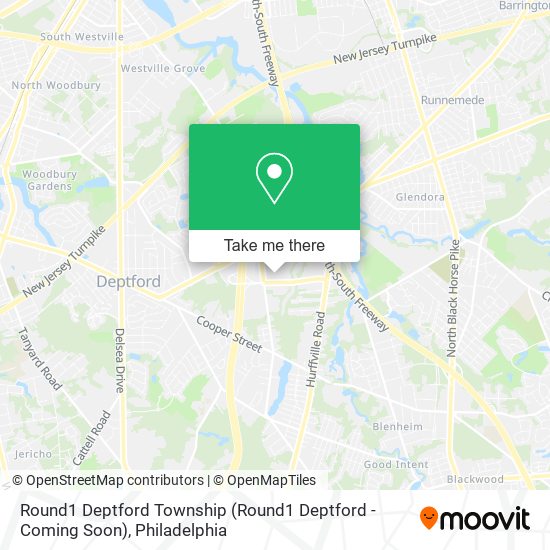 Mapa de Round1 Deptford Township (Round1 Deptford - Coming Soon)