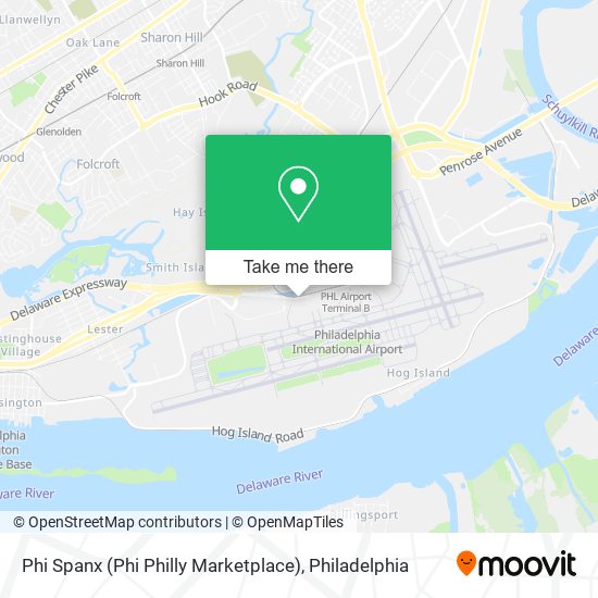 Phi Spanx (Phi Philly Marketplace) map