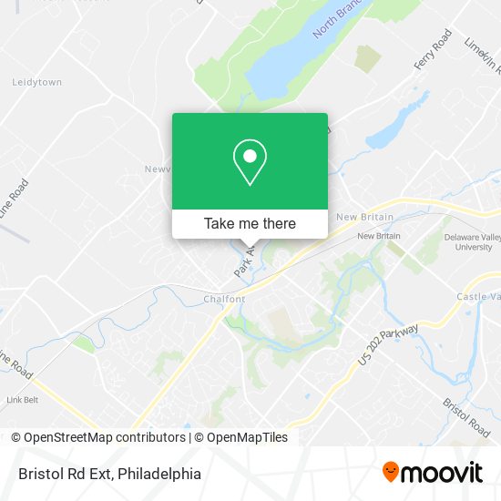 Bristol Rd Ext map