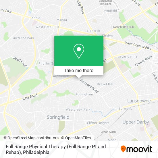 Full Range Physical Therapy (Full Range Pt and Rehab) map