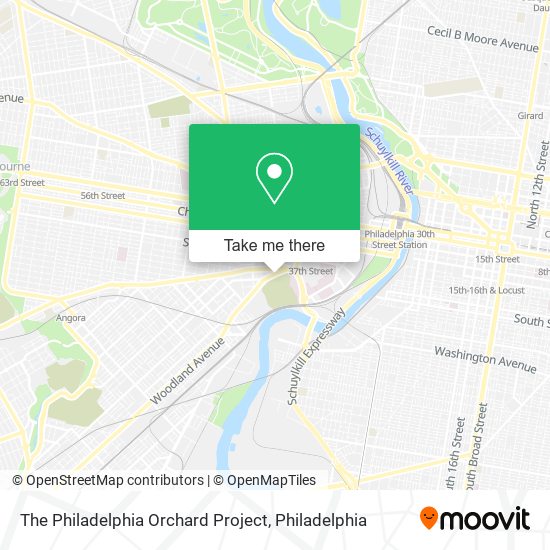 The Philadelphia Orchard Project map