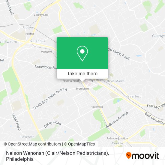 Mapa de Nelson Wenonah (Clair / Nelson Pediatricians)