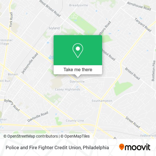 Mapa de Police and Fire Fighter Credit Union