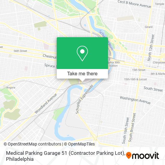 Medical Parking Garage 51 (Contractor Parking Lot) map