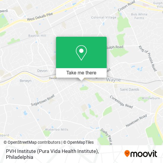 Mapa de PVH Institute (Pura Vida Health Institute)