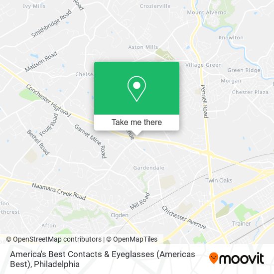 America's Best Contacts & Eyeglasses (Americas Best) map