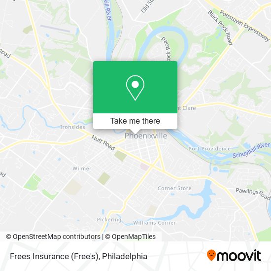 Frees Insurance (Free's) map