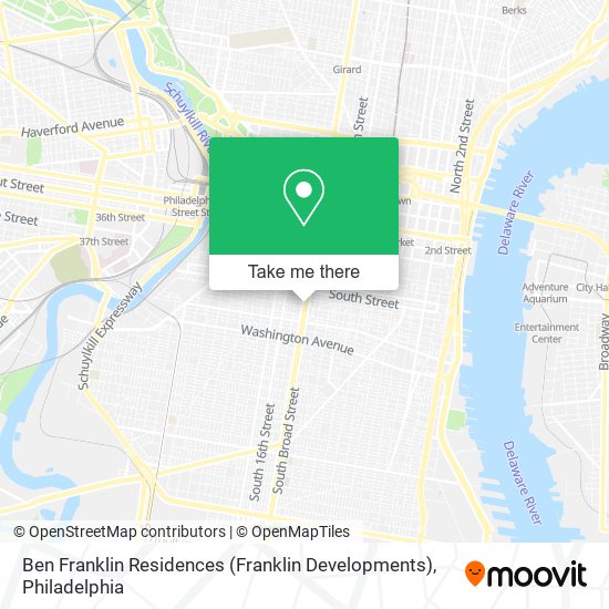 Ben Franklin Residences (Franklin Developments) map