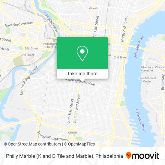 Philly Marble (K and D Tile and Marble) map