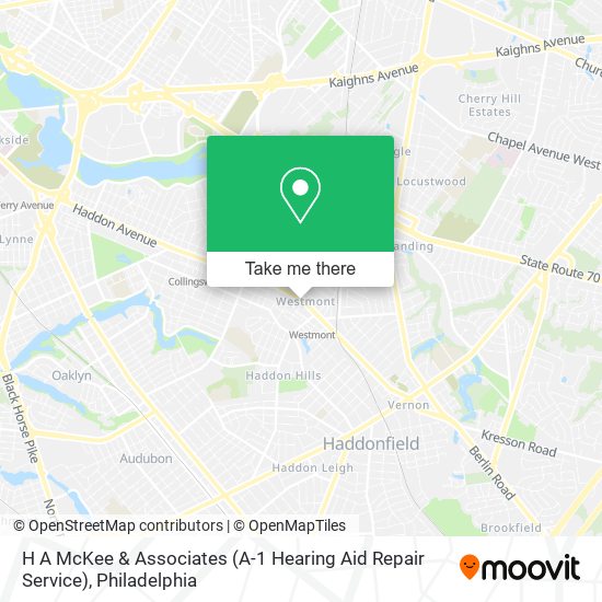 H A McKee & Associates (A-1 Hearing Aid Repair Service) map