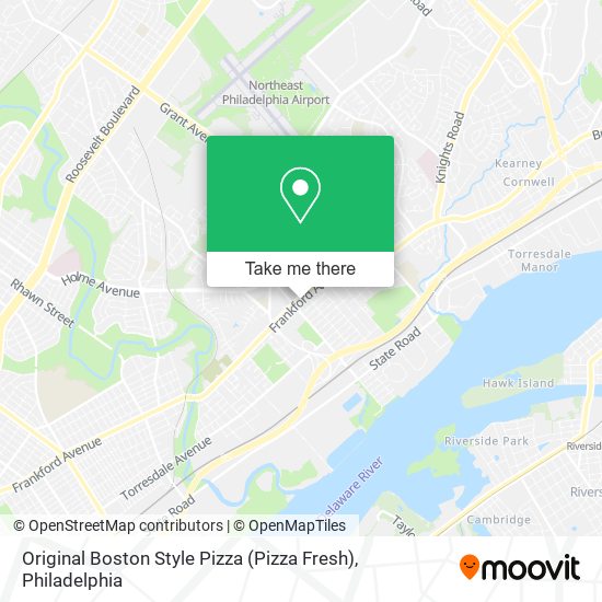 Original Boston Style Pizza (Pizza Fresh) map