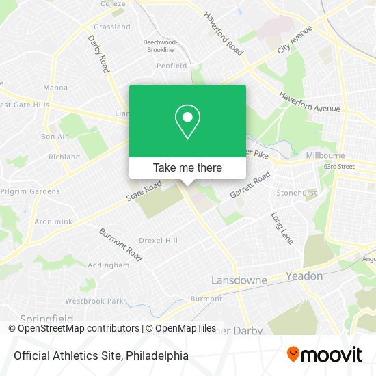 Mapa de Official Athletics Site