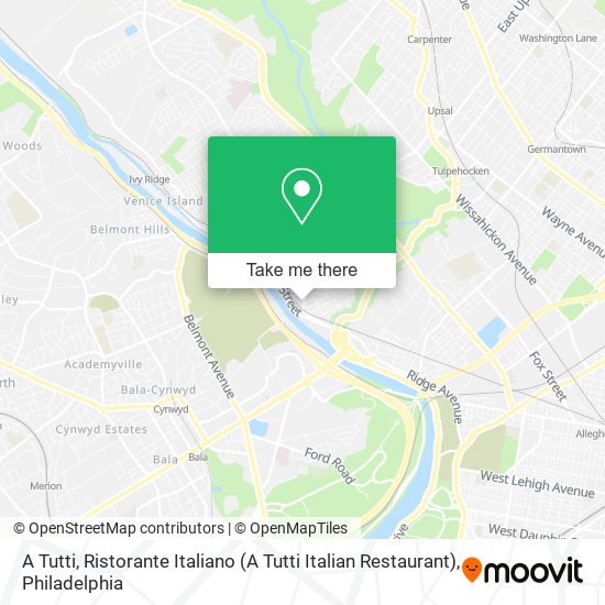 Mapa de A Tutti, Ristorante Italiano (A Tutti Italian Restaurant)