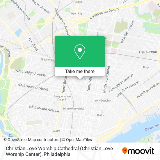 Christian Love Worship Cathedral map