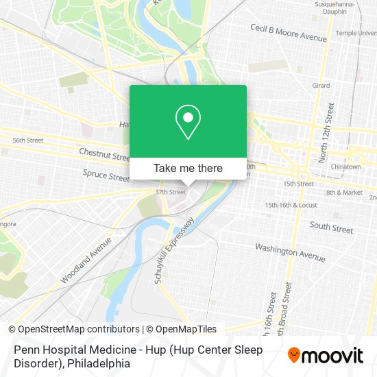 Mapa de Penn Hospital Medicine - Hup (Hup Center Sleep Disorder)