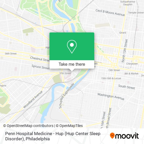 Penn Hospital Medicine - Hup (Hup Center Sleep Disorder) map