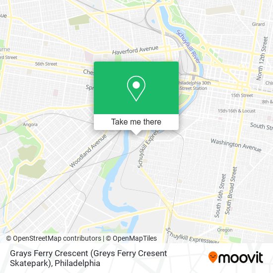 Grays Ferry Crescent (Greys Ferry Cresent Skatepark) map