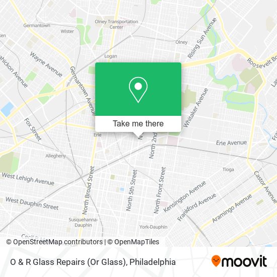 O & R Glass Repairs (Or Glass) map