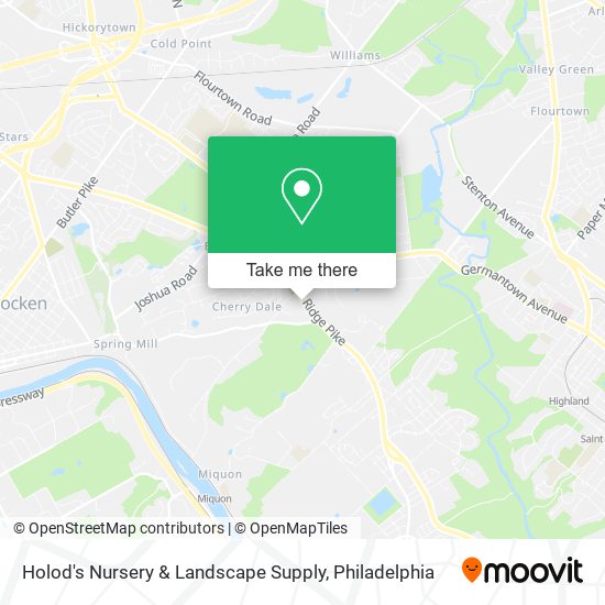 Mapa de Holod's Nursery & Landscape Supply