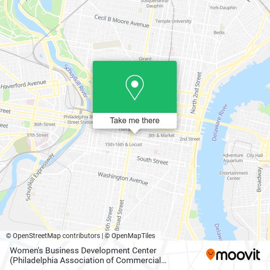 Women's Business Development Center map