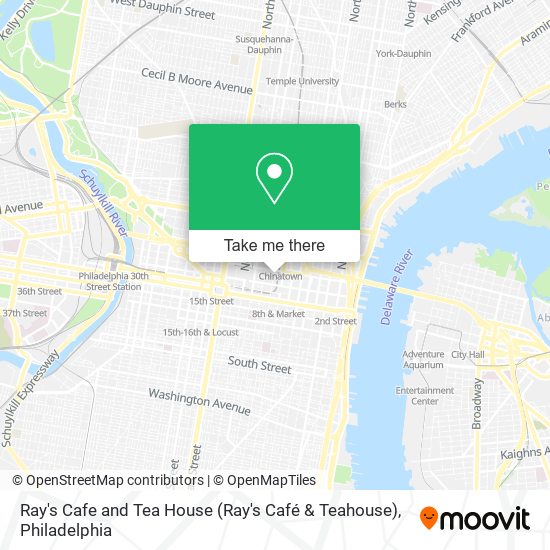 Ray's Cafe and Tea House (Ray's Café & Teahouse) map