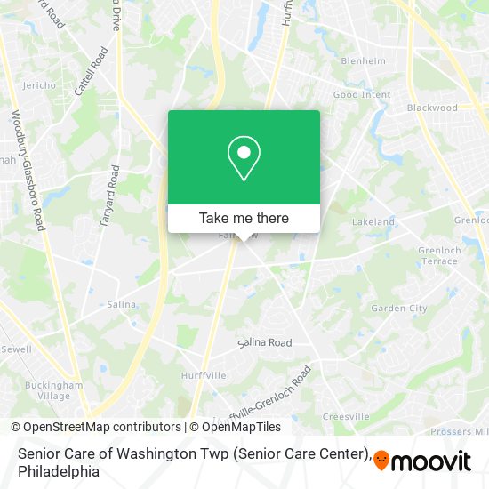 Senior Care of Washington Twp (Senior Care Center) map