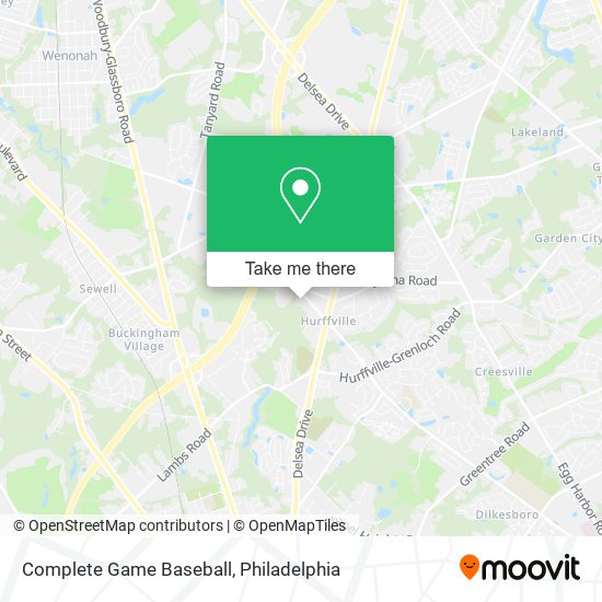 Complete Game Baseball map