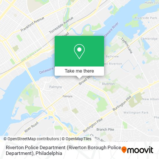 Riverton Police Department map