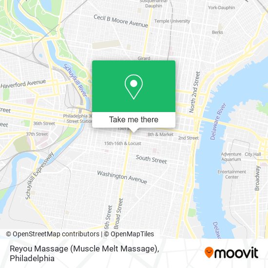 Mapa de Reyou Massage (Muscle Melt Massage)