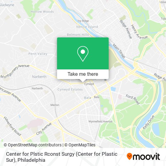 Mapa de Center for Plstic Rconst Surgy (Center for Plastic Sur)