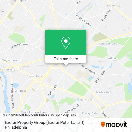 Mapa de Exeter Property Group (Exeter Peter Lane II)