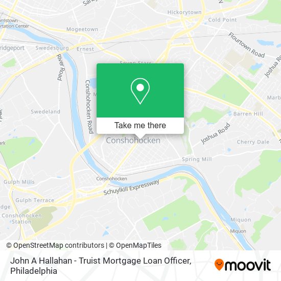 Mapa de John A Hallahan - Truist Mortgage Loan Officer