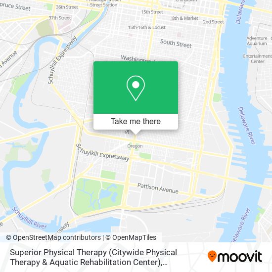 Mapa de Superior Physical Therapy (Citywide Physical Therapy & Aquatic Rehabilitation Center)