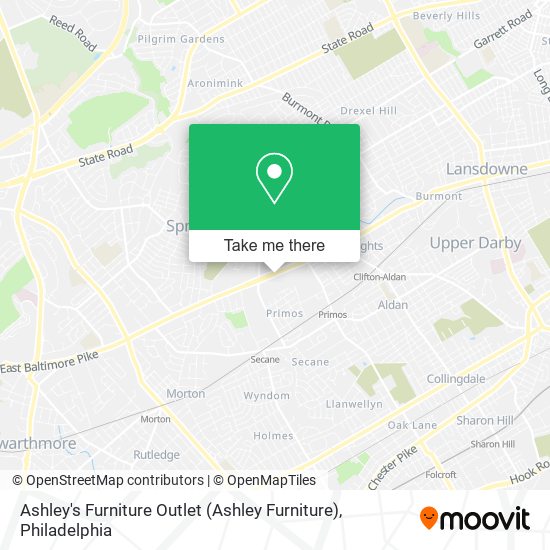 Ashley's Furniture Outlet (Ashley Furniture) map