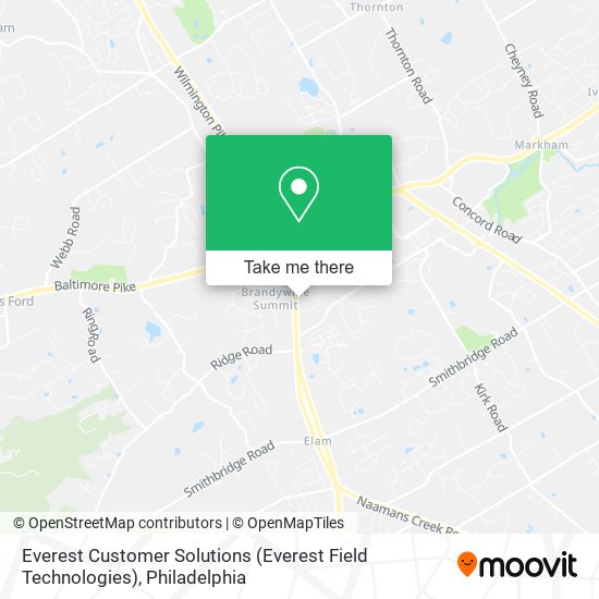 Everest Customer Solutions (Everest Field Technologies) map