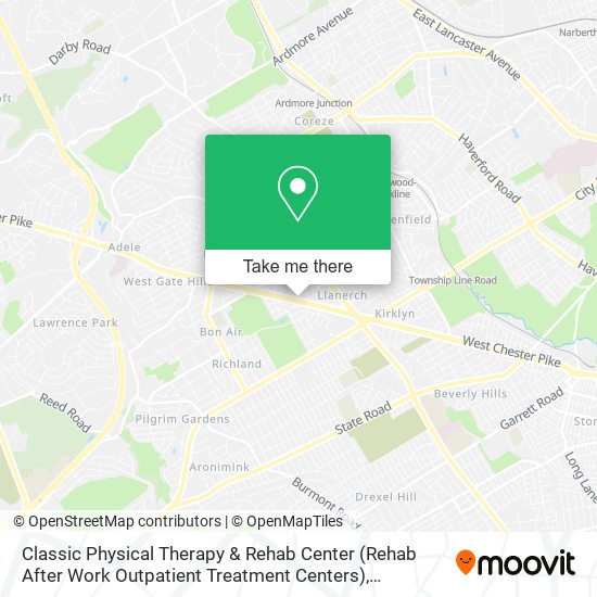 Classic Physical Therapy & Rehab Center (Rehab After Work Outpatient Treatment Centers) map