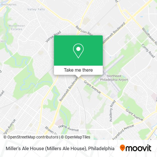 Miller's Ale House (Millers Ale House) map